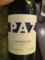 Finca Las Moras 'PAZ' Sauvignon Blanc 2013