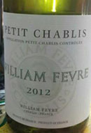 William Fevre Petit Chablis 2012
